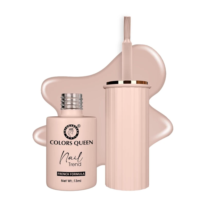 Colors Queen Nail Trend Glossy Nail Polish | Chip Resisting & Quick Drying Nail Paint with High Shine | 7 Toxin Free Formula | Vegan & Cruelty Free | Long Lasting & Vibrant Nail Paint for Women (Blush Blossom, 13ml) thumbnail 2